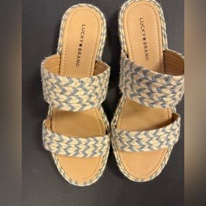 Lucky Brand woven sandals